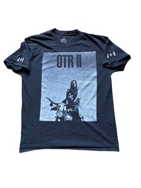 BEYONCE JAY Z ON THE RUN II CONCERT T SHIRT LARGE BLACK